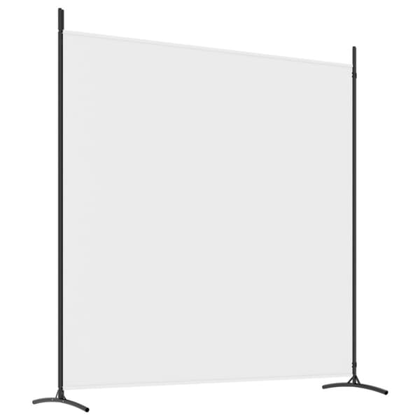 The Living Store 2-panels rumdeler 348x180 cm stof hvid -  Rumdelere