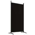 Miniatyrbillede 7 af 9: The Living Store 5-panels rumdeler 433x180 cm stof sort -  Rumdelere