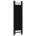 Miniatyrbillede 5 af 7: The Living Store 5-panels rumdeler 200x180 cm sort -  Rumdelere