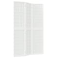 Miniatyrbillede 3 af 8: The Living Store 3-panels rumdeler 120x170 cm foldbar japansk stil hvid -  Rumdelere