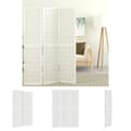 Miniatyrbillede 1 af 8: The Living Store 3-panels rumdeler 120x170 cm foldbar japansk stil hvid -  Rumdelere