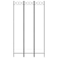 Miniatyrbillede 4 af 9: The Living Store 3-panels rumdeler 120x220 cm stof hvid -  Rumdelere
