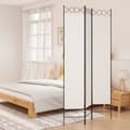 Miniatyrbillede 2 af 9: The Living Store 3-panels rumdeler 120x220 cm stof hvid -  Rumdelere