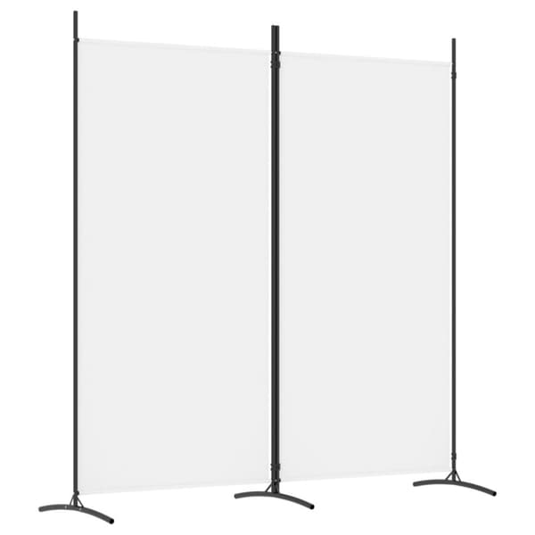 The Living Store Rumsavdelare 2 panel vit 175x180 cm tyg -  Rumsavdelare