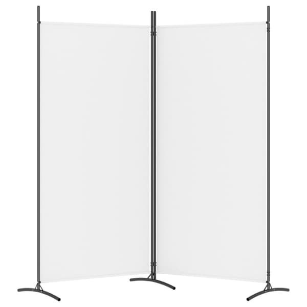 The Living Store Rumsavdelare 2 panel vit 175x180 cm tyg -  Rumsavdelare