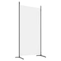 Miniatyrbild 7 av 9: The Living Store Rumsavdelare 2 panel vit 175x180 cm tyg -  Rumsavdelare