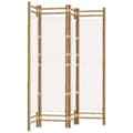 Miniatyrbillede 3 af 10: The Living Store 4-panels rumdeler 160 cm foldbar bambus og kanvas -  Rumdelere