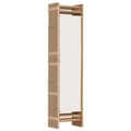 Miniatyrbillede 7 af 10: The Living Store 6-panels rumdeler 240 cm foldbar bambus og kanvas -  Rumdelere