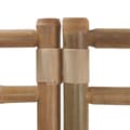 Miniatyrbillede 8 af 10: The Living Store 6-panels rumdeler 240 cm foldbar bambus og kanvas -  Rumdelere