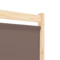 Miniatyrbillede 7 af 9: The Living Store 6-panels rumdeler 240 x 170 x 4 cm stof brun -  Rumdelere