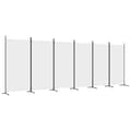 Miniatyrbillede 3 af 9: The Living Store 6-panels rumdeler 520x180 cm stof hvid -  Rumdelere