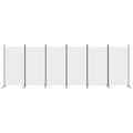 Miniatyrbillede 4 af 9: The Living Store 6-panels rumdeler 520x180 cm stof hvid -  Rumdelere