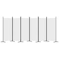 Miniatyrbillede 5 af 9: The Living Store 6-panels rumdeler 520x180 cm stof hvid -  Rumdelere