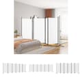 Miniatyrbillede 1 af 9: The Living Store 6-panels rumdeler 520x180 cm stof hvid -  Rumdelere