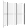 Miniatyrbild 6 av 9: The Living Store Rumsavdelare 5 paneler vit 250x180 cm tyg -  Rumsavdelare
