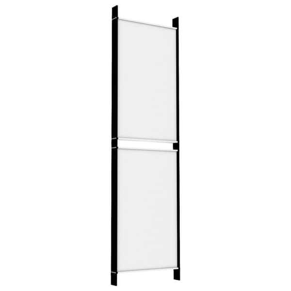 The Living Store Rumsavdelare 5 paneler vit 250x180 cm tyg -  Rumsavdelare