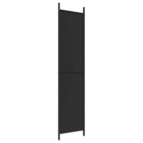 The Living Store 3-panels rumdeler 150x220 cm stof sort -  Rumdelere