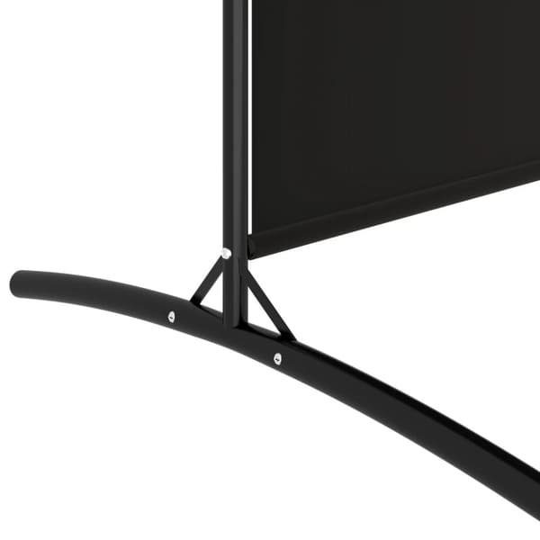 The Living Store 4-panels rumdeler 346x180 cm stof sort - Rumdelere