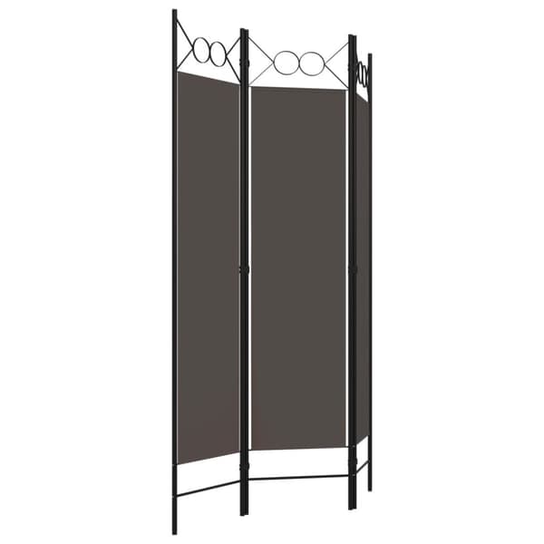 The Living Store 3-panels rumdeler 120x180 cm antracitgrå -  Rumdelere