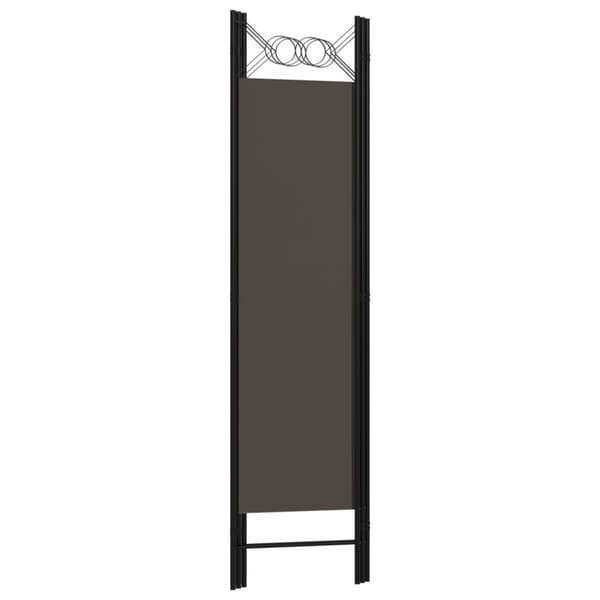 The Living Store 3-panels rumdeler 120x180 cm antracitgrå -  Rumdelere