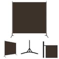 Miniatyrbillede 1 af 6: The Living Store rumdeler 175x180 cm stof brun -  Rumdelere