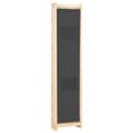 Miniatyrbillede 5 af 9: The Living Store 4-panels rumdeler 160 x 170 x 4 cm stof grå -  Rumdelere