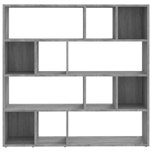The Living Store Bokskåp/rumsavdelare grå sonoma 105x24x102 cm -  Rumsavdelare
