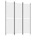 Miniatyrbillede 3 af 9: The Living Store 3-panels rumdeler 150x180 cm stof hvid -  Rumdelere