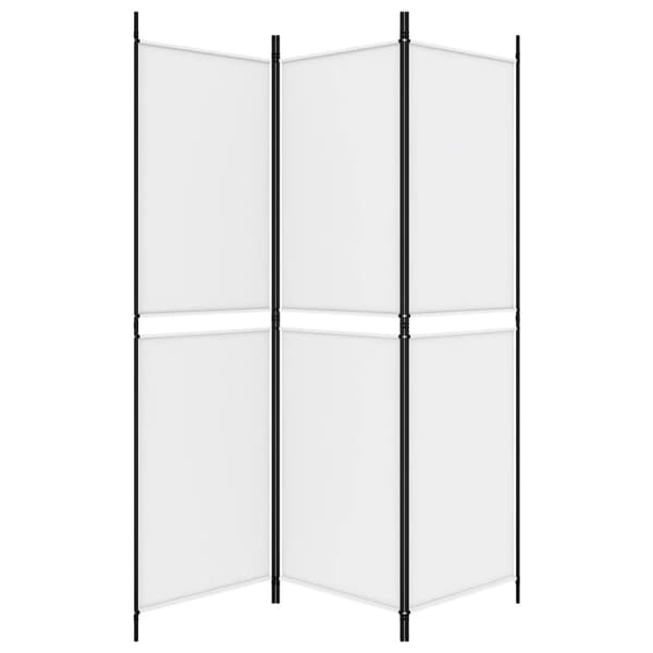 The Living Store 3-panels rumdeler 150x180 cm stof hvid - Rumdelere