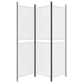 Miniatyrbillede 5 af 9: The Living Store 3-panels rumdeler 150x180 cm stof hvid -  Rumdelere