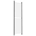 Miniatyrbillede 7 af 9: The Living Store 3-panels rumdeler 150x180 cm stof hvid -  Rumdelere