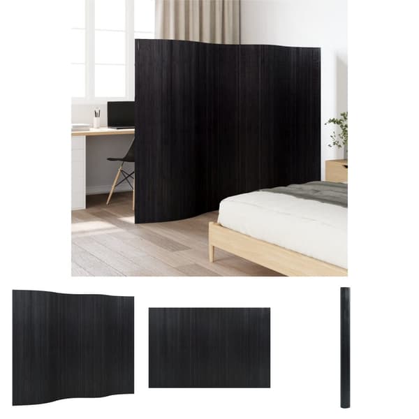 The Living Store rumdeler 165x250 cm bambus sort - Rumdelere