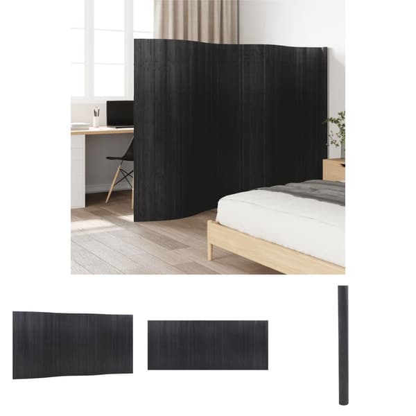 The Living Store rumdeler 165x400 cm bambus grå - Rumdelere