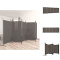 Miniatyrbillede 1 af 9: Rumdelere - Living 5-panels rumdeler 433x180 cm stof antracitgrå