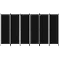 Miniatyrbillede 2 af 7: Rumdelere - Living 6-panels rumdeler 300 x 180 cm sort