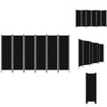Miniatyrbillede 1 af 7: Rumdelere - Living 6-panels rumdeler 300 x 180 cm sort