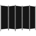 Miniatyrbillede 3 af 7: Rumdelere - Living 5-panels rumdeler 250 x 180 cm sort