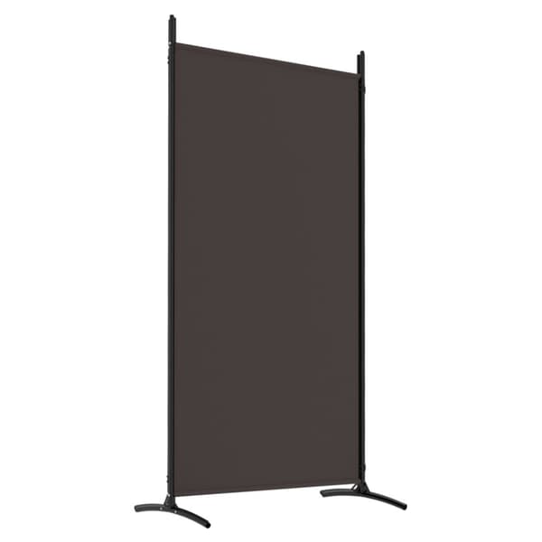 Rumdelere - Living 4-panels rumdeler 346x180 cm stof brun