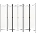 Miniatyrbillede 2 af 7: Rumdelere - Living 6-panels rumdeler 240 x 180 cm hvid