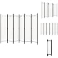 Miniatyrbillede 1 af 7: Rumdelere - Living 6-panels rumdeler 240 x 180 cm hvid