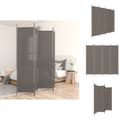 Miniatyrbillede 1 af 9: Rumdelere - Living 4-panels rumdeler 200x200 cm stof antracitgrå