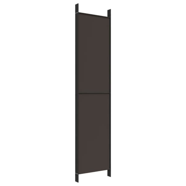 Rumdelere - Living 5-panels rumdeler 250x220 cm stof brun