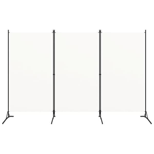 Rumdelere - Living 3-panels rumdeler 260x180 cm stof hvid
