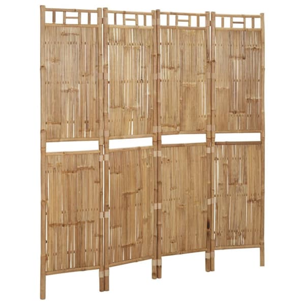 Rumdelere - Living 4-panels rumdeler 160x180 cm bambus