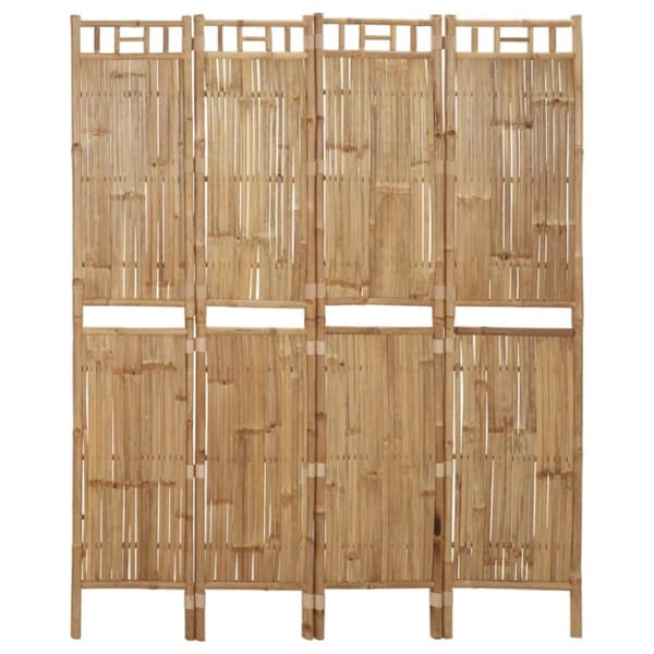 Rumdelere - Living 4-panels rumdeler 160x180 cm bambus