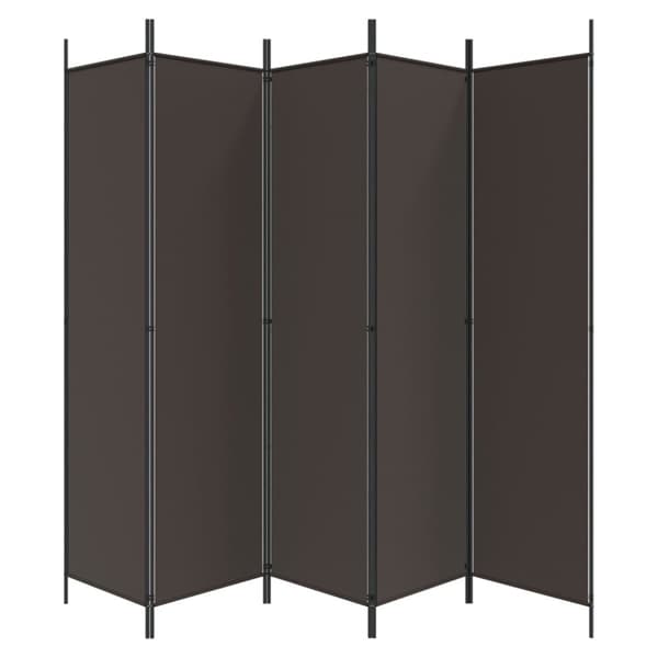 Rumdelere - Living 6-panels rumdeler 300x200 cm stof brun