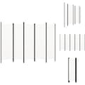 Miniatyrbillede 1 af 7: Rumdelere - Living 5-panels rumdeler 250 x 180 cm hvid