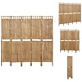 Miniatyrbillede 1 af 9: Rumdelere - Living 5-panels rumdeler 200x180 cm bambus