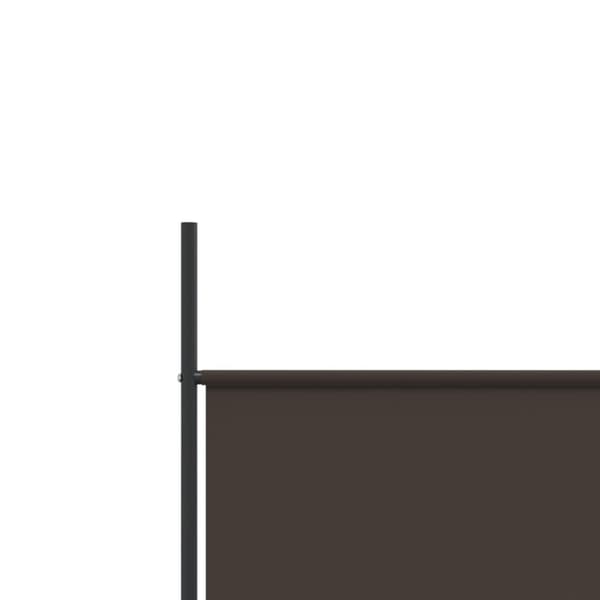 Rumdelere - Living 4-panels rumdeler 200x200 cm stof brun