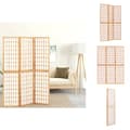Miniatyrbillede 1 af 8: Rumdelere - Living 3-panels rumdeler 120x170 cm foldbar japansk stil